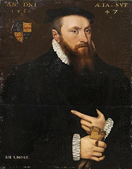 Anthonis Mor Portrait of a Gentleman oil painting picture